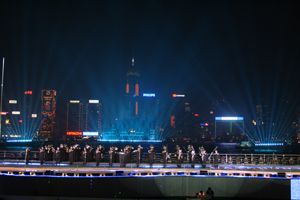 Guangzhou Squander "Wireless Network Light Transmission System", Victoria Harbour Rebuilds Wonderful Work